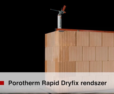 Porotherm Dryfix előnyei